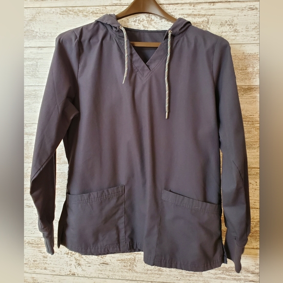 Butter Soft Tops - Butter Soft Originals Utility Long Sleeve Pullover Hoodie Pewter